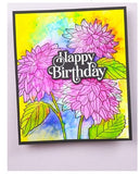 Memory Box Stamp & Die Set, Birthday Greetings