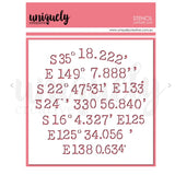 Uniquely Creative Stencil, Latitude Log