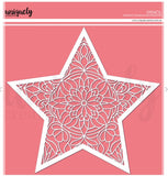 Uniquely Creative Stencil, Starlight Mandala Background