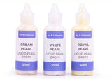 Crafters Companion Embellishment, Pearl Drops - Pearl Tones 3 Pack