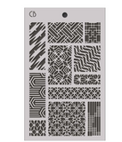 Ciao Bella Stencil, Artemis Stencil Mix 5"X8"– Triple Layer Set (3 Unique Designs) (Copy)