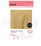Uniquely Creative Tool -  6" X 8" Flip Folio Albums, - Expanded   Multiple Colors