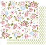 Uniquely Creative Paper, 12 x 12 - Collection Patchwork Roses