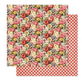Paper Rose Paper, Meadowbrook Farm Patterns - 12 x 12 Paper