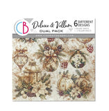 Ciao Bella Paper, Deluxe Paper,  Pearl Copper & Vellum Dual Pack - Winter Season