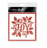 Hunkdory Crafts Stencil - For the Love of Masks - Joy