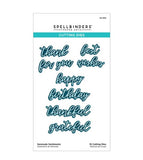 Spellbinders Dies,  Serenade Sentiments Etched Dies