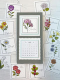 Taylored Expressions Square Calendar Cards, Birth Flowers