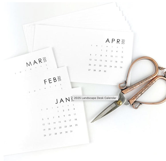 Taylored Expressions Desk Calendar, Landscape - 2025