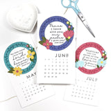 Taylored Expressions Embellishment, Portrait Desk Calendar, 2027
