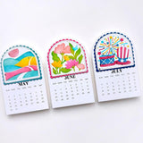 Taylored Expressions Embellishment, Arched Desk Calendar, 2027 - Sugar Cube