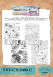 TEXT{ures} Embellishment,  Beneath the Brambles - Decoupage Paper