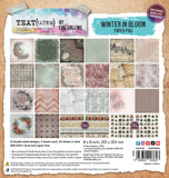 TEXT{ures} Paper, Winter in Bloom 8in x 8in Paper Pad