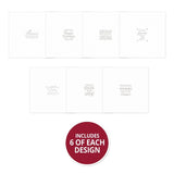 Hunkydory Embellishment, Trim Me! Foiled Insert Pad - Season's Greetings Silver
