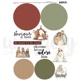 Uniquely Creative Paper,  Christmas Peace - Cut-a-Part Sheet