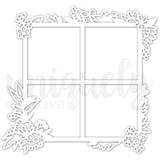 Uniquely Creative Embellishment, Paperbark Blooms Frame Overlay