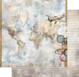 Uniquely Creative Paper, 12x12, Wings & Wheels Collection - Multiple Patterns Available