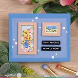 Waffle Flower Embellishment, Stitchable Cards Diecut Sheets - Picture Perfect