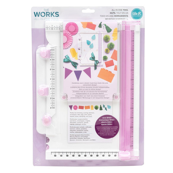 WER Tool, The Works All-In-One-Tool, Lilac (12 Piece)
