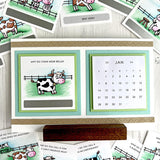 Taylored Expressions Square Calendar Cards - Moo-la-la