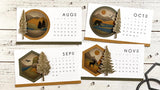 Taylored Expressions 2024 Landscape Desk Calendar