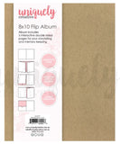 Uniquely Creative pAPER, 8x10 Flip Album - Various Colors