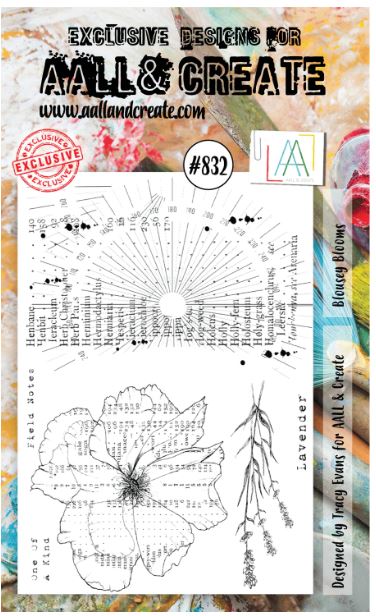 AALL & Create Stamp, 832 - Blousey Blooms