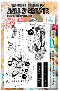 AALL & Create Stamp Set, 729 - Spread Your Wings