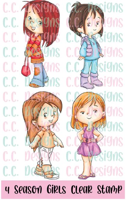 C.C. Designs Stamp, 4 Season Girls