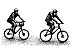 Stampscapes Stamp, Mountain Bikers mini