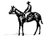 Stampscapes Stamp, Horseback