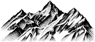 Stampscapes Stamp, Rocky Peaks lg