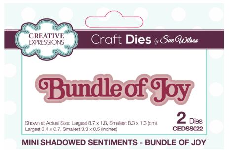 Creative Expressions Die, Mini Expressions - Bundle Of Joy