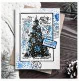 Woodware Stamp, Snow Frosted Tree