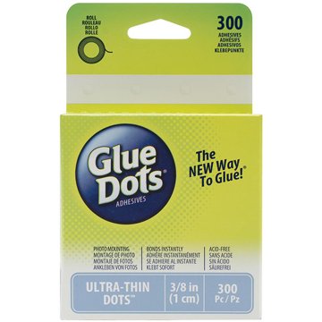 Glue Dots Adhesive, Pop Up Dots, Ultra thin 3/8