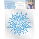 CC Sara Signature Embossing Folder, Winter Wonderland - Snow Crystal