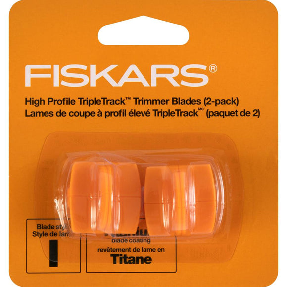 Fiskars Tool, Trimmer Replacement Blades I - Titanium High Profile TripleTrack