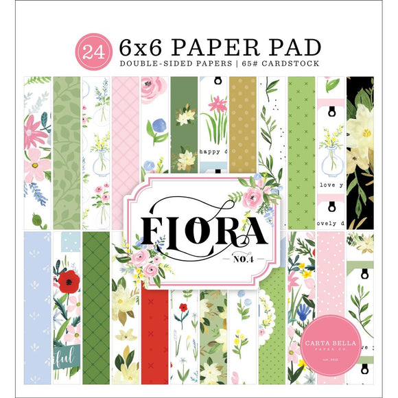 Carta Bella Paper Pad 6x6, Flora No. 4