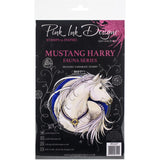Pink Ink Designs Stamp, Mustang Harry