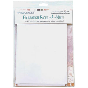 49 and Market Album, Memory Journal Foundations Pages A - Two Colors Choices