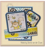 Nellie's Choice Stamp, Cuties - Dreaming To Be A Pilot