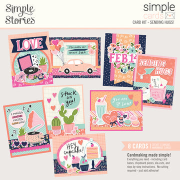 Simple Stories Card Kit, Simple Cards - Sending Hugs