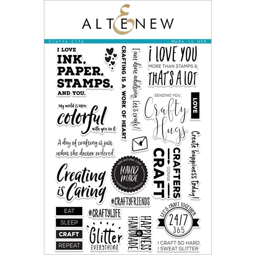 Altenew Stamp & Die, Crafty Life