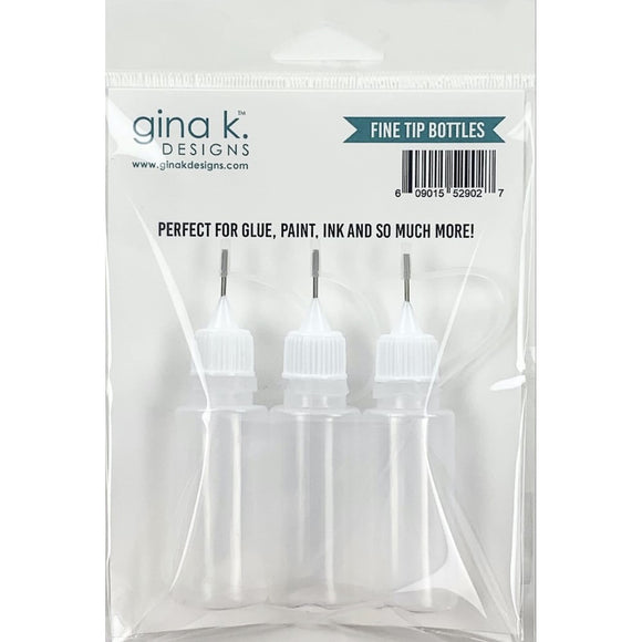 Gina K Tool, Fine Tip Bottle - 3 pack