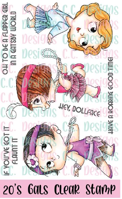 C.C. Designs Stamp, 20's Gals
