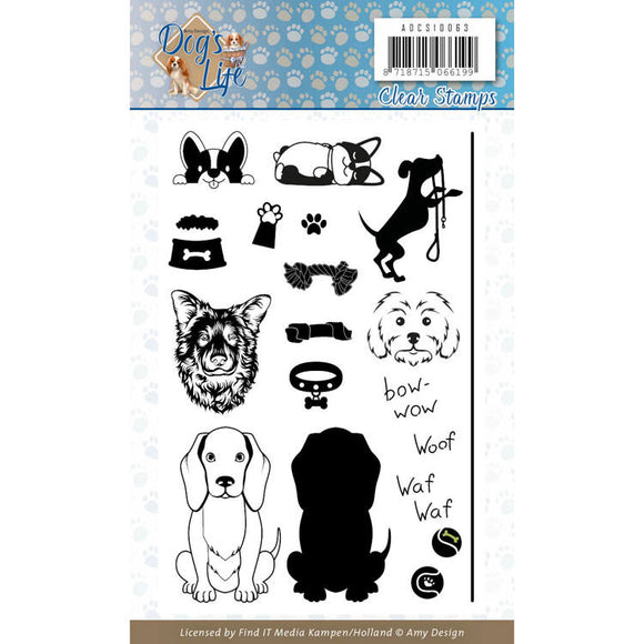 FIT Stamp, Amy Designs, Dog's Life