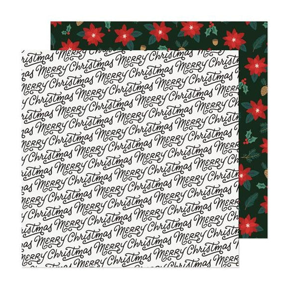 Crate Paper Paper 12x12, Busy Sidewalks - Christmas Greetings