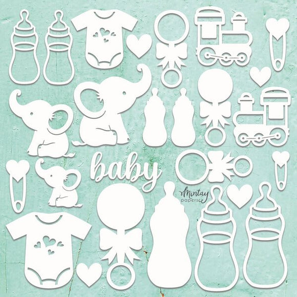 Mintay Embellishment, Chippies - Baby Set