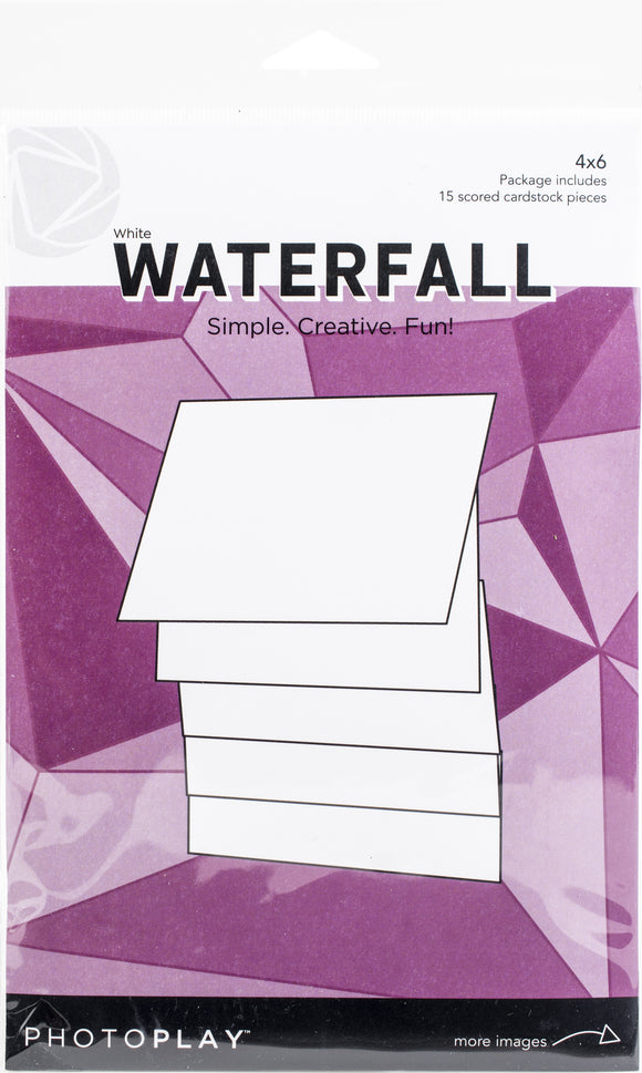 Photoplay Blank Maker Series, 4x6 Waterfall - White, Manual