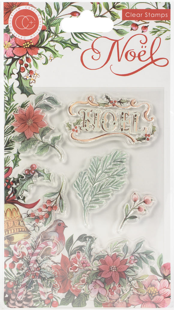 Craft Consortium Stamp, Noel - Flora